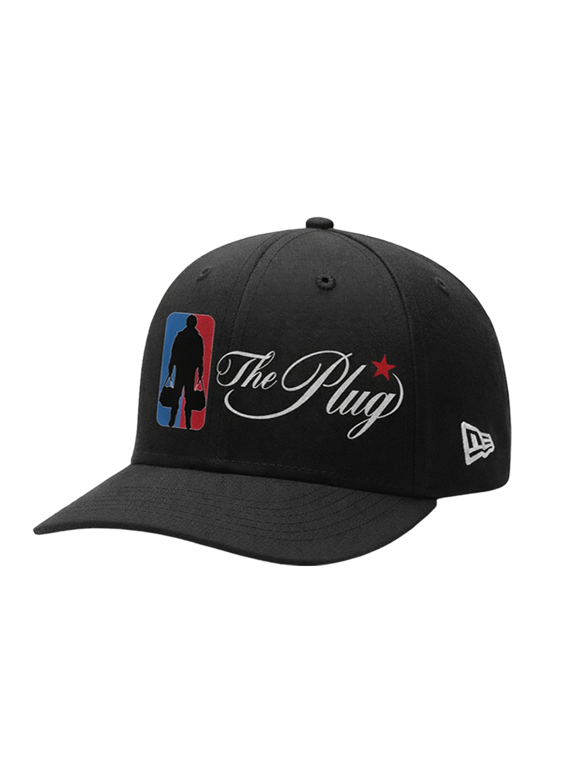 The Plug Script Logo Hat - Black