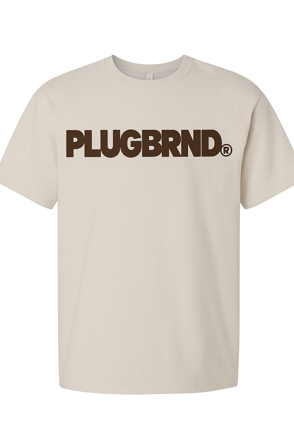 Plug Block Tee – Cream