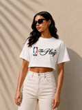 OG Plug Crop Tee – White