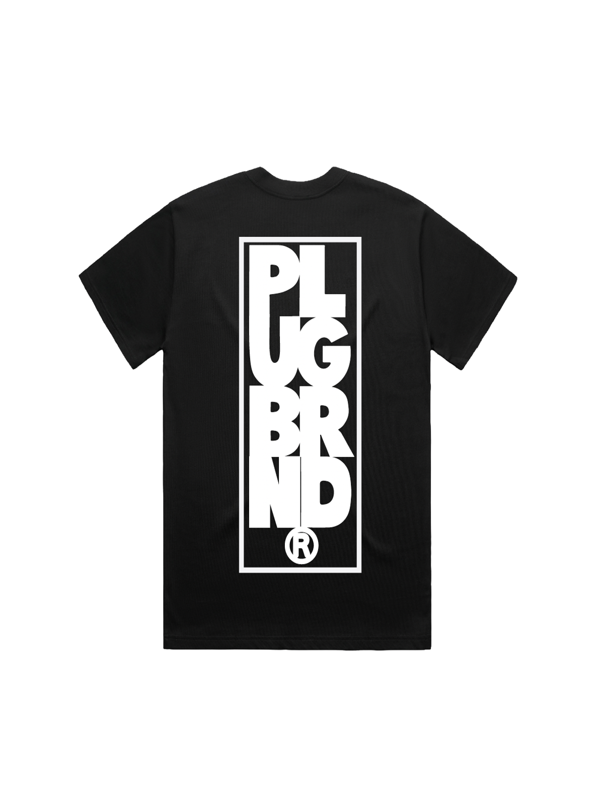 Plug Stack Tee – Black