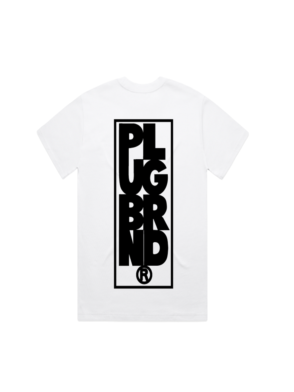 Plug Stack Tee – White