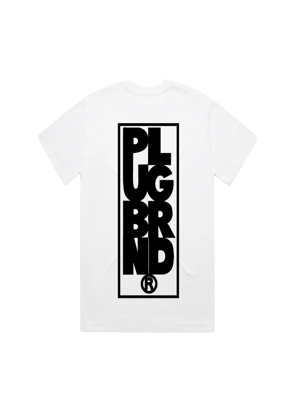 Plug Stack Tee – White