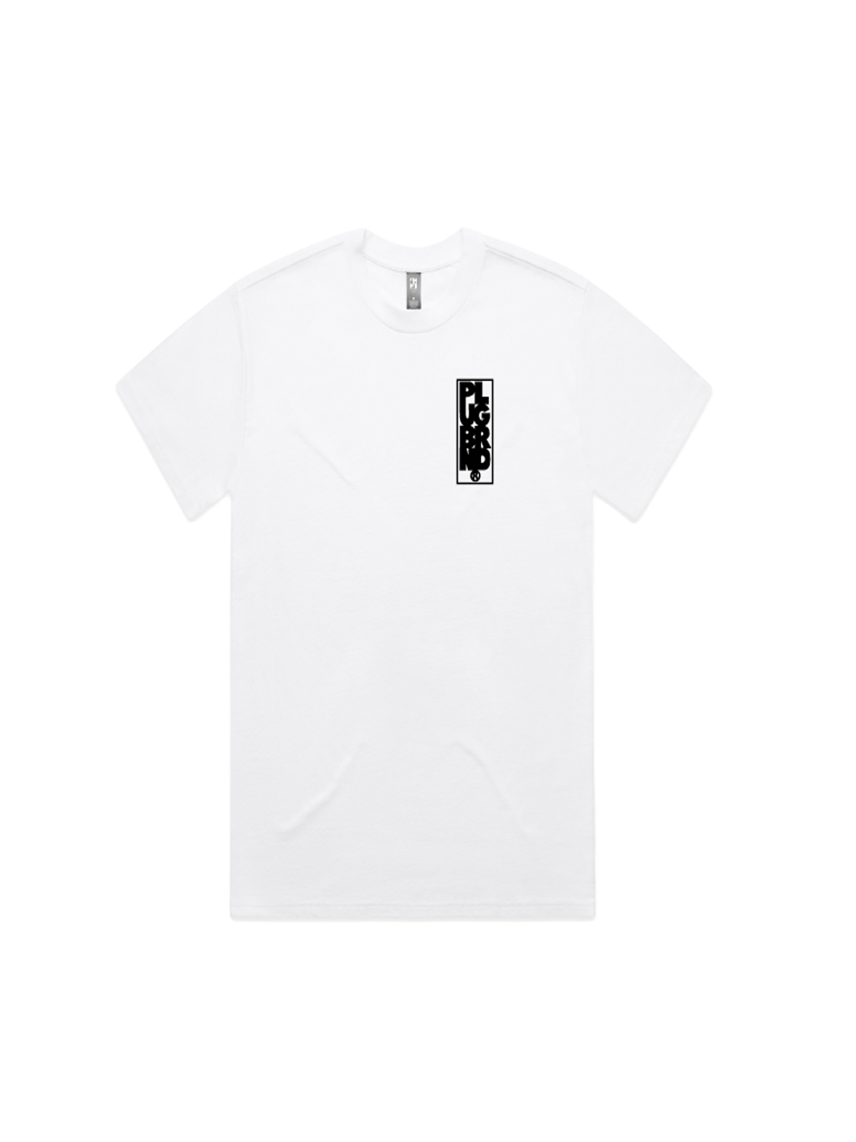Plug Stack Tee – White