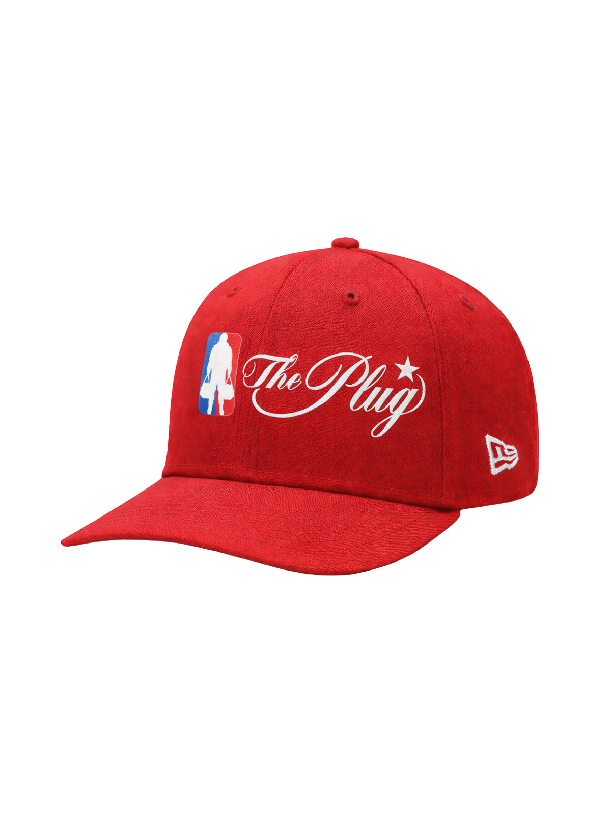 The Plug Script Logo Hat - Red