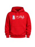 The Plug Script Logo Hoodie - Red