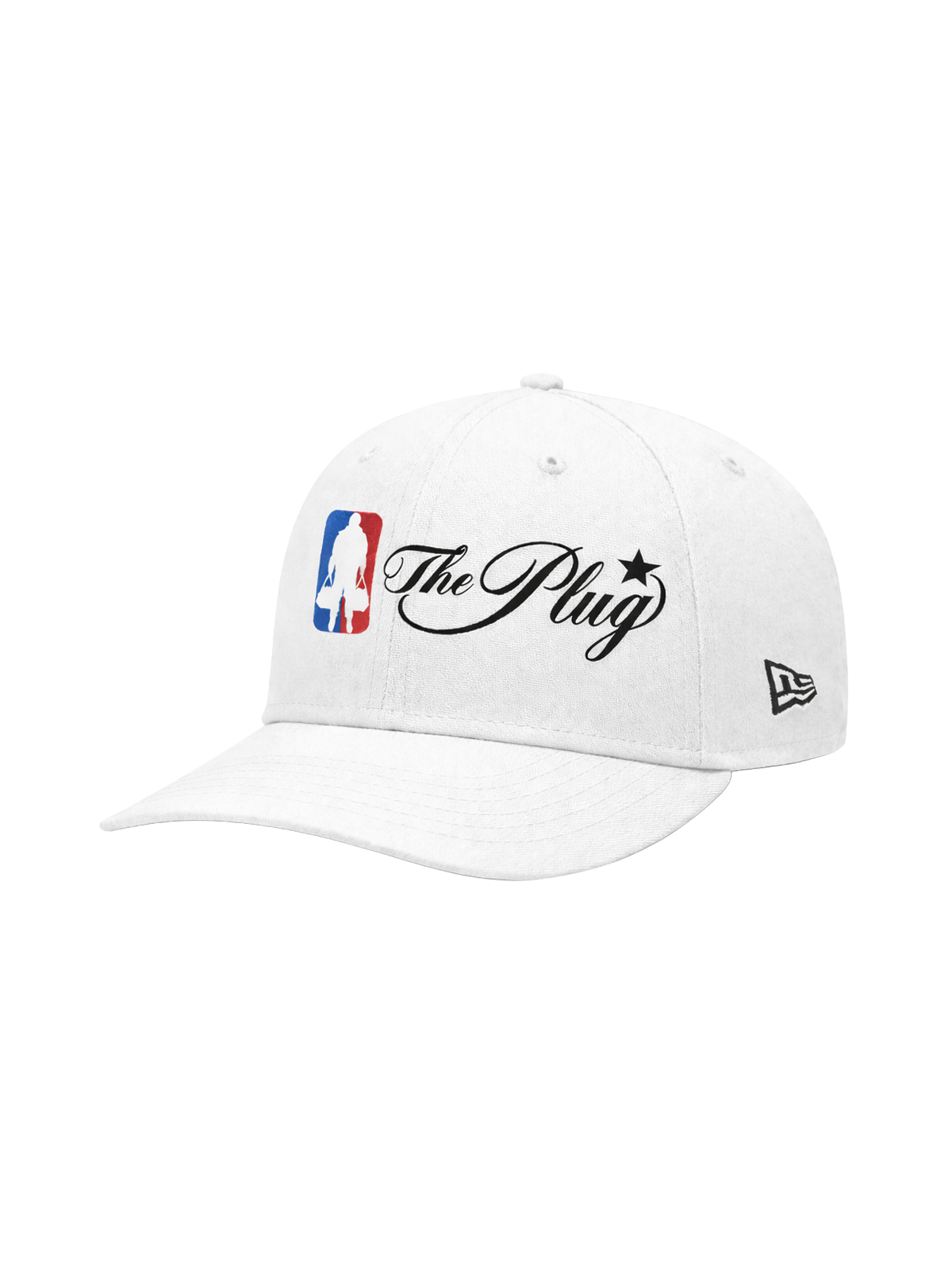 The Plug Script Logo Hat - White