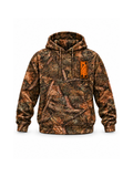 PLUGBRND® Forest Camo Hoodie - Orange