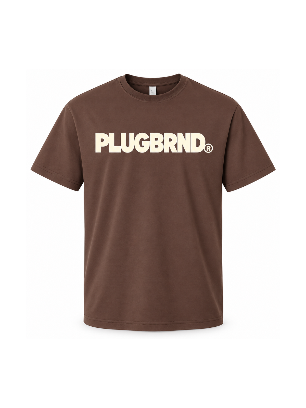 Plug Block Tee – Brown