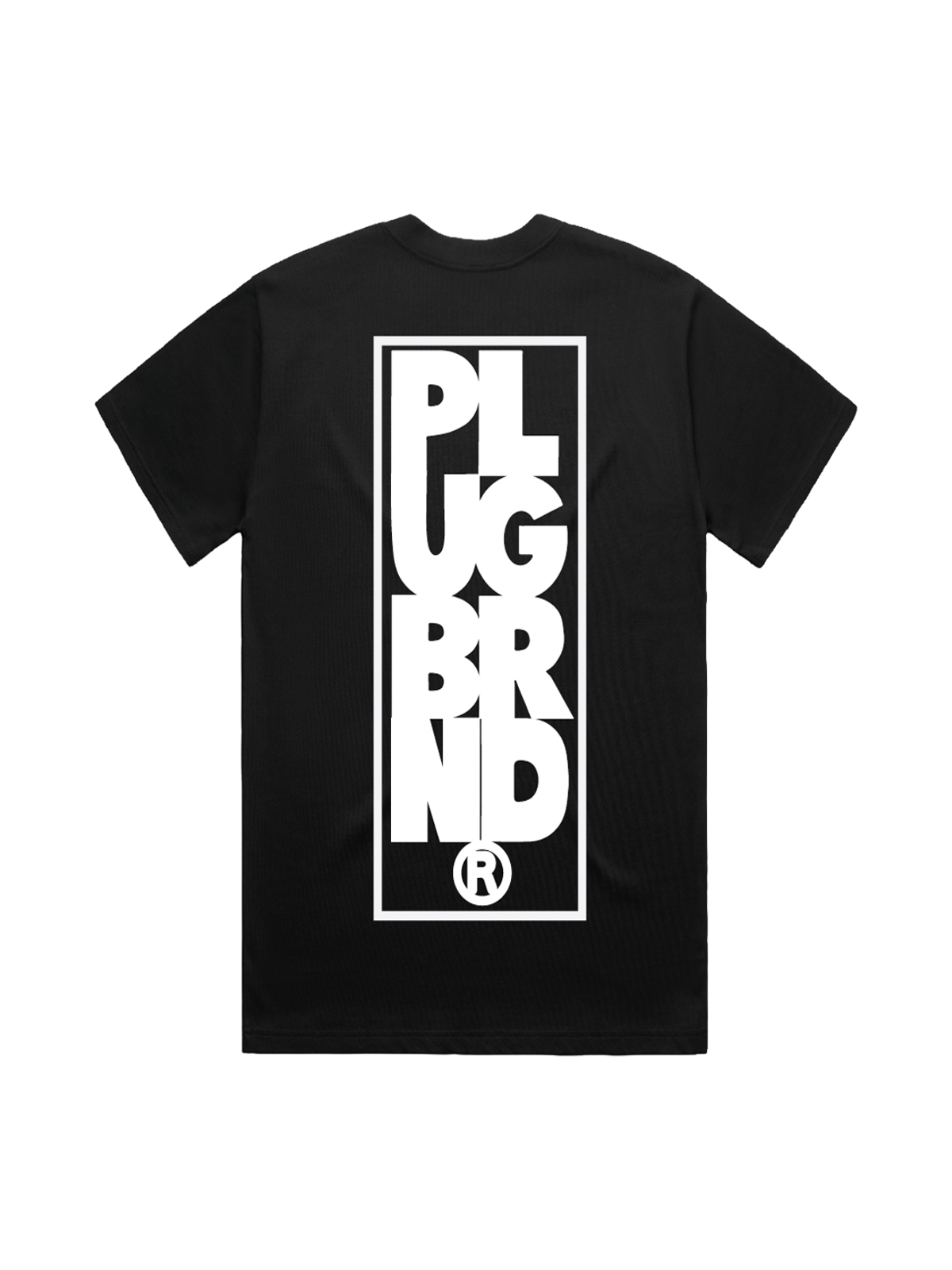 Plug Stack Tee – Black