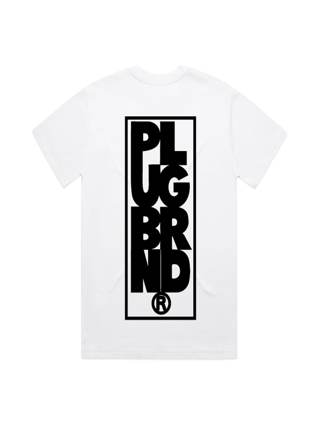 Plug Stack Tee – White