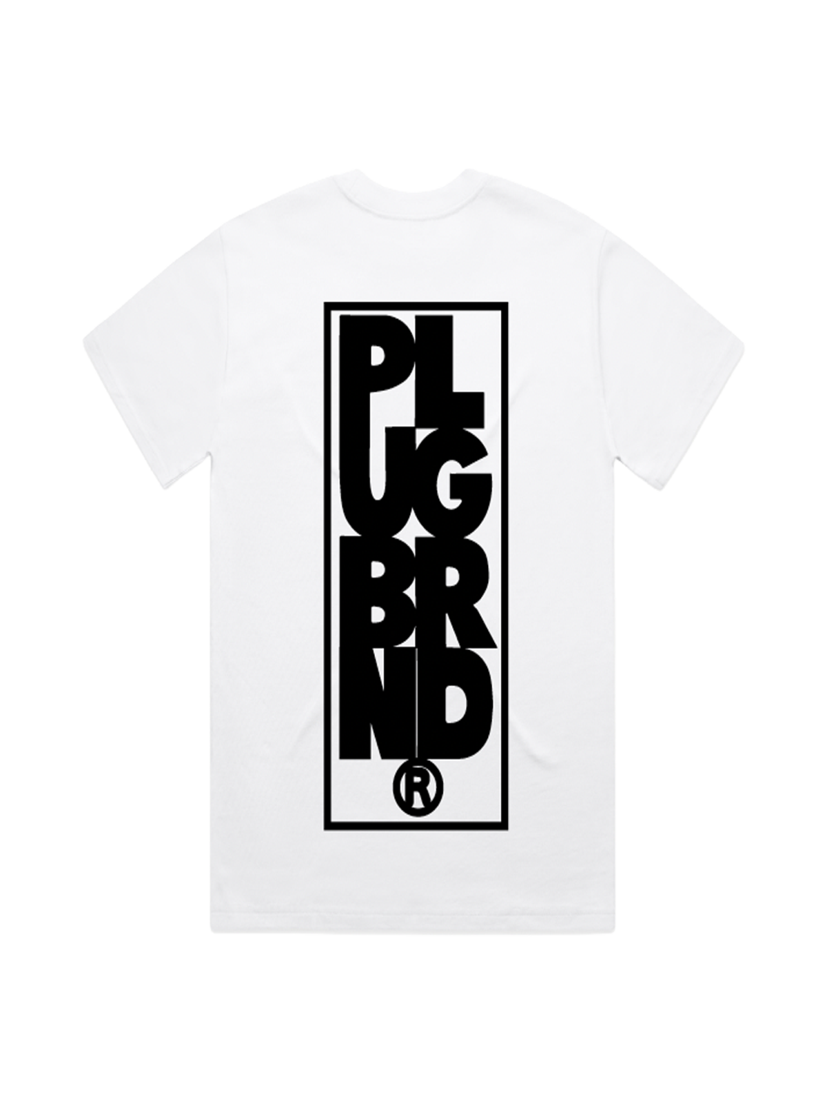 Plug Stack Tee – White