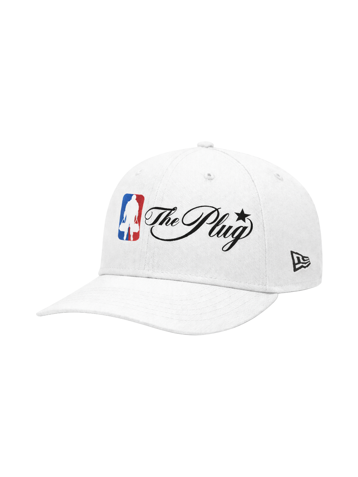 The Plug Script Logo Hat - White