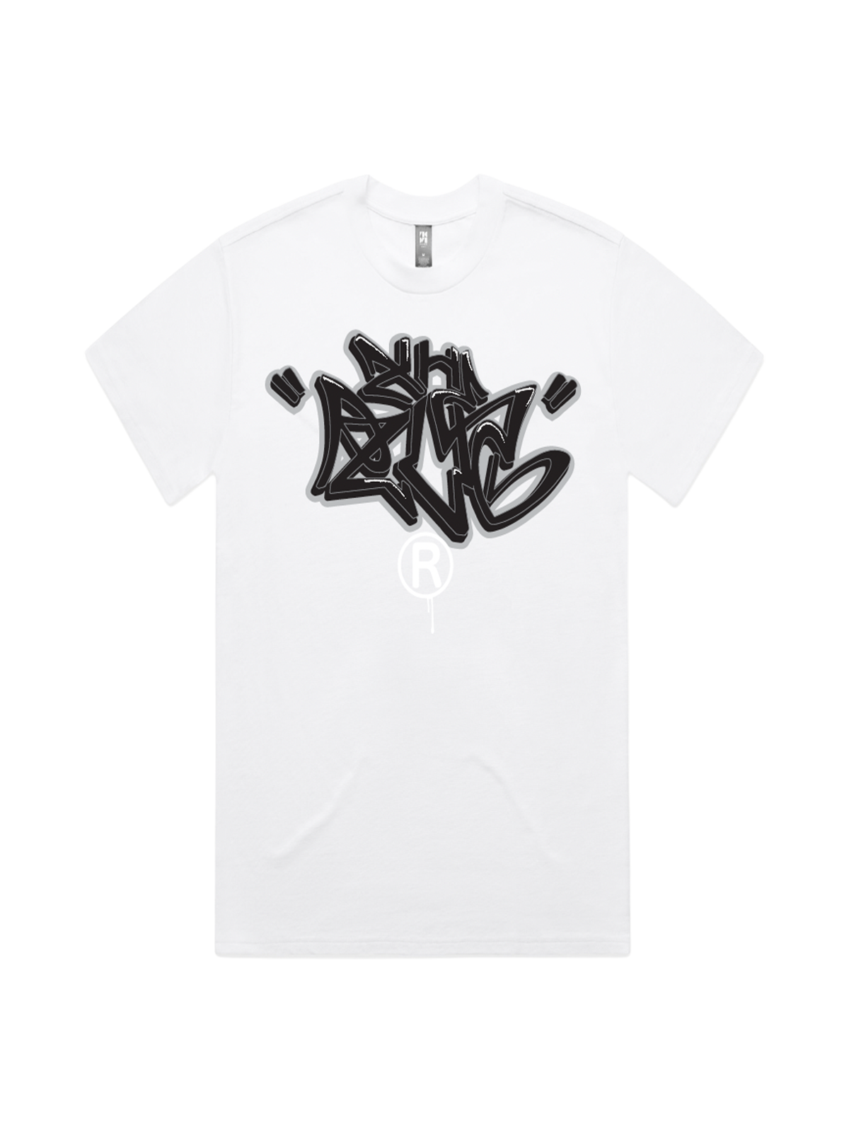 The Plug Tag Tee - White