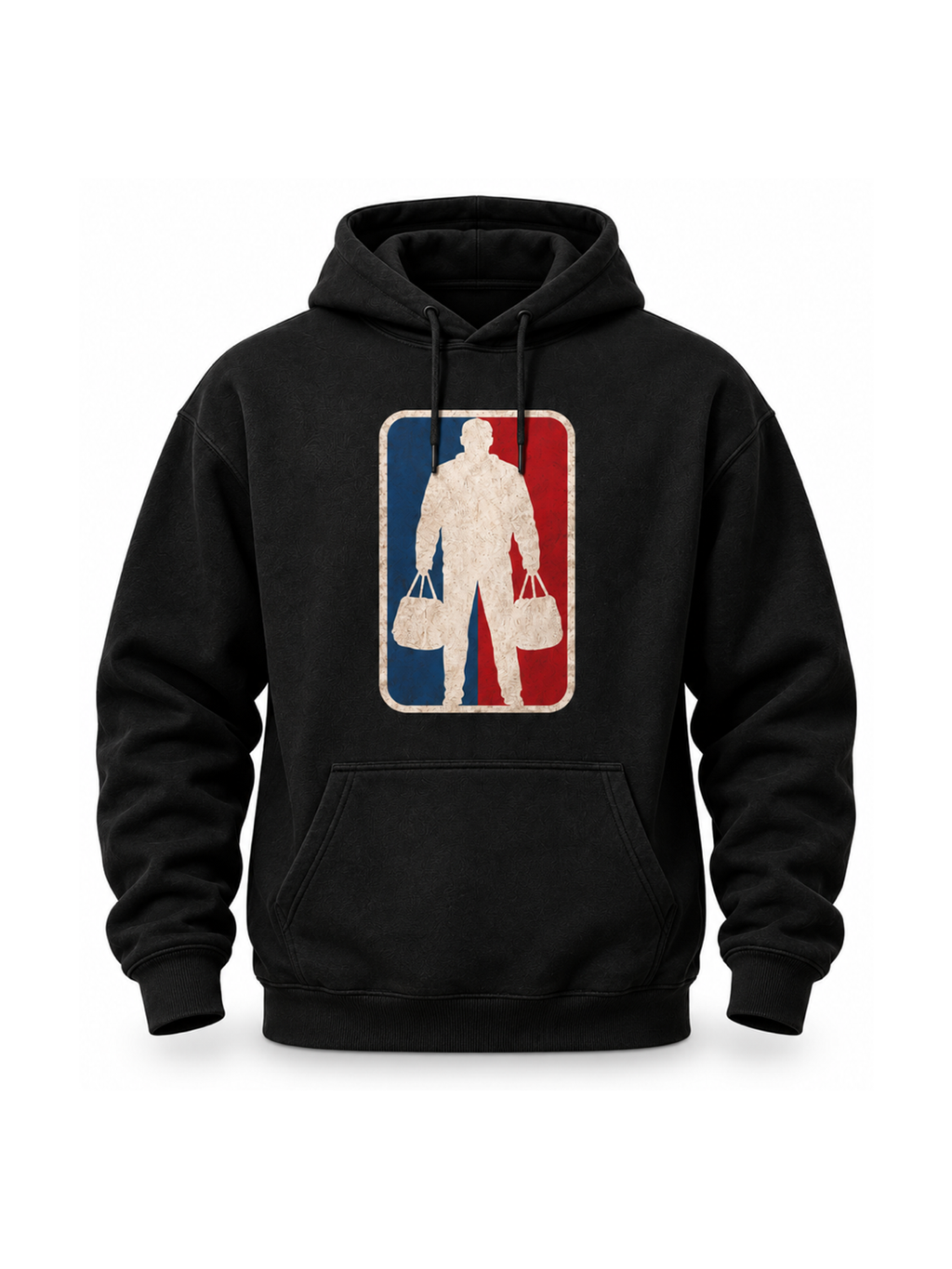 The Plug Vintage Logo Hoodie - Black