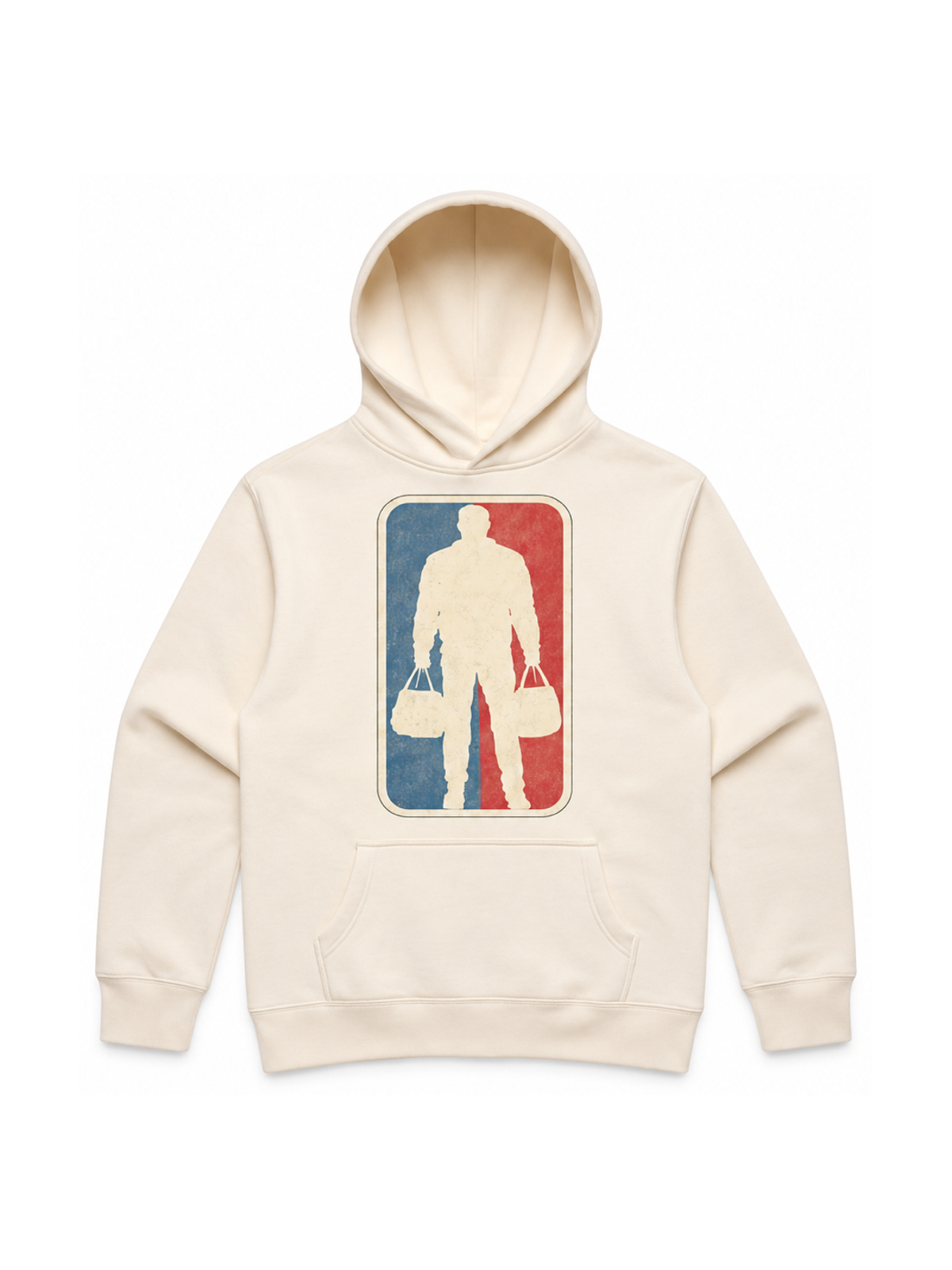 The Plug Vintage Logo Hoodie - Cream